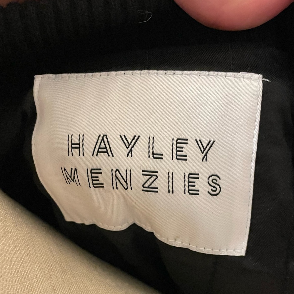 Hayley Menzies Chepstow Wool Bomber Sweater Jacket - Picture 14 of 14
